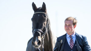 Maryland 5 Star final trot-up – David Doel and Galileo Nieuwmoed