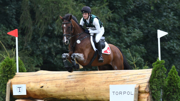 Felix Vogg and Onfire at the 2017 Europeans.