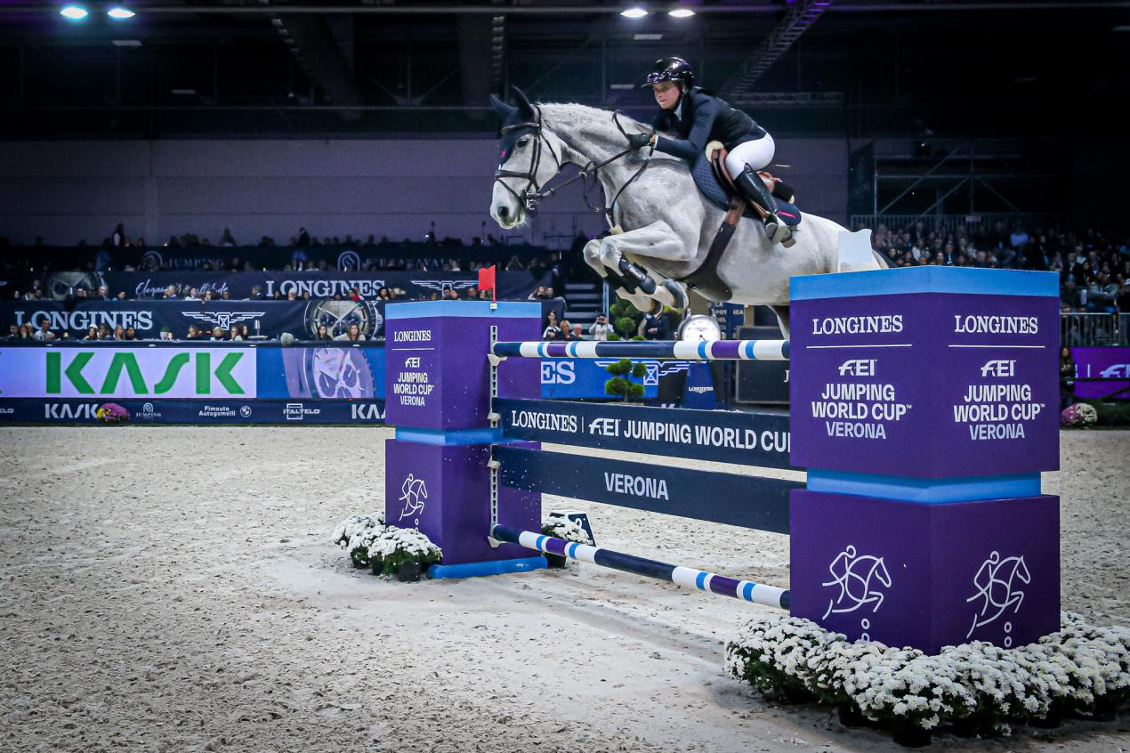 Showjumping news round-up: Sophie Hinners lands a milestone first Longines FEI World Cup riding Iron Dames My Prins.