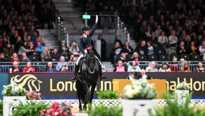 London Horse Show dressage freestyle results: winners Lottie Fry and Glamourdale.