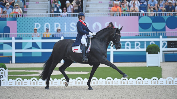 Sandra Sysojeva and Maxima Bella in the grand prix at Paris Olympics