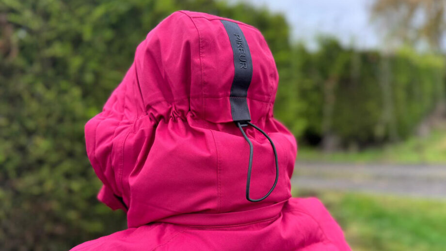 Pikeur Renee Rain Coat hood from rear