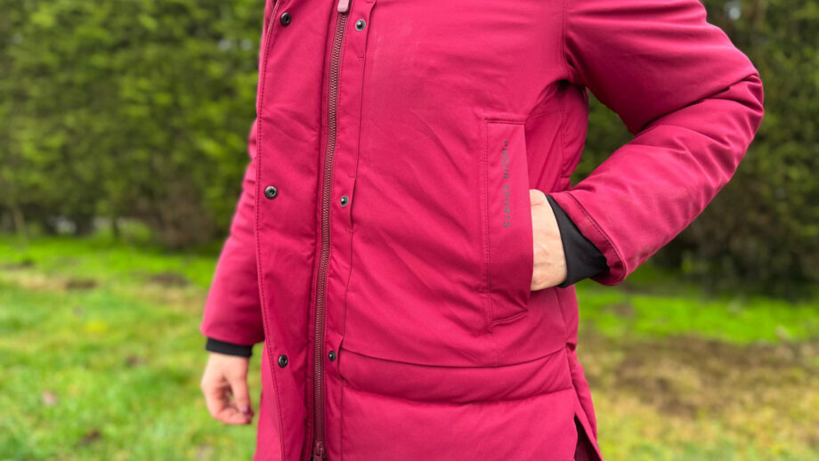 Pikeur Renee Rain Coat pocket and zip close up