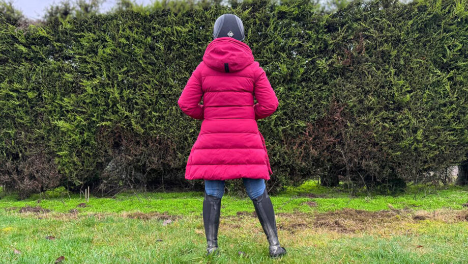 Pikeur Renee Rain Coat from rear