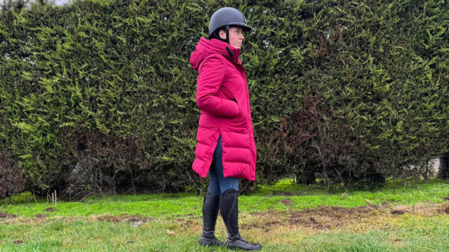 Pikeur Renee Rain Coat side on standing