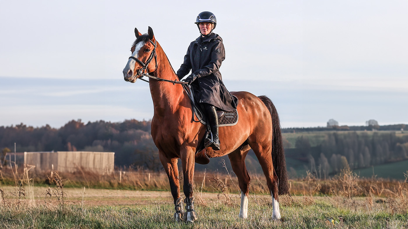 Equidry Bronte long waterproof riding jacket