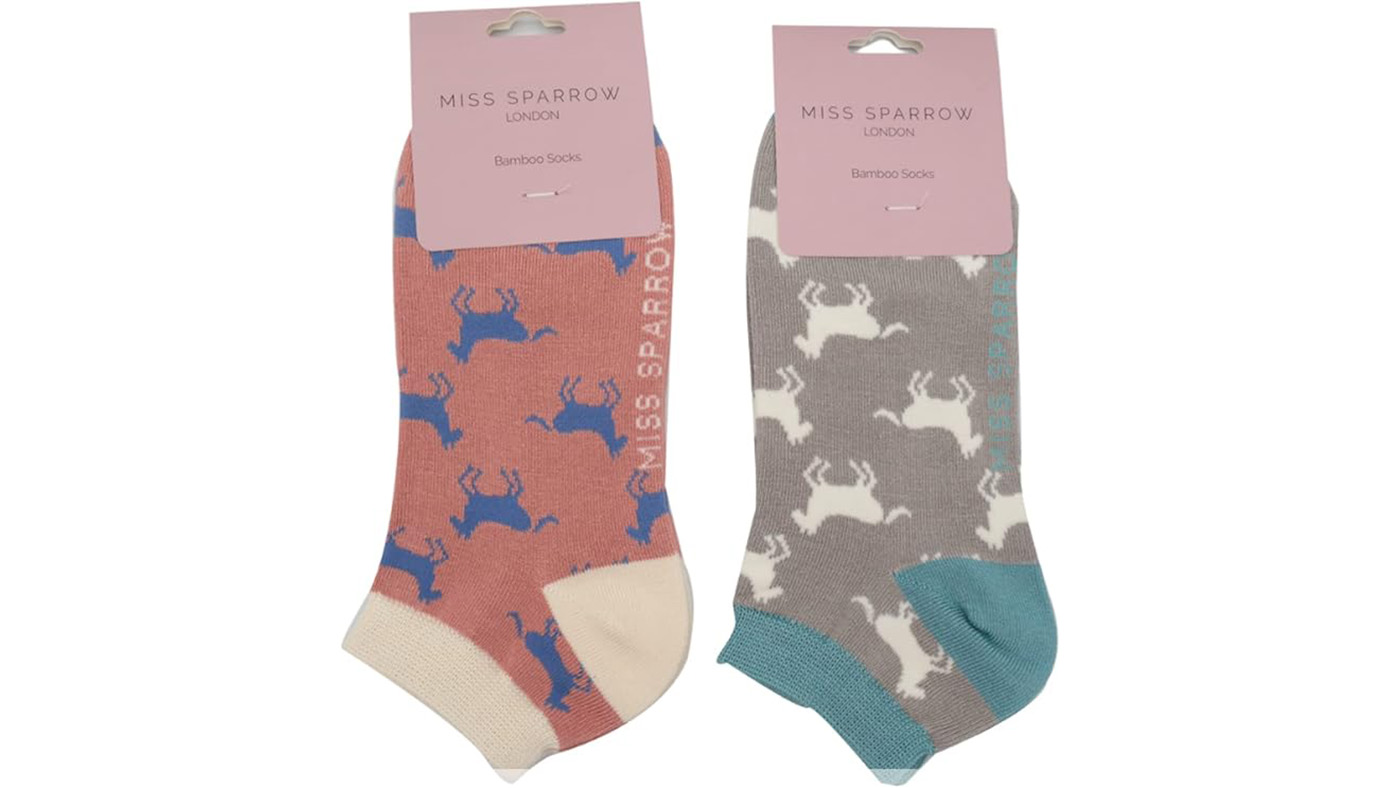 Miss sparrow ladies socks with horse design