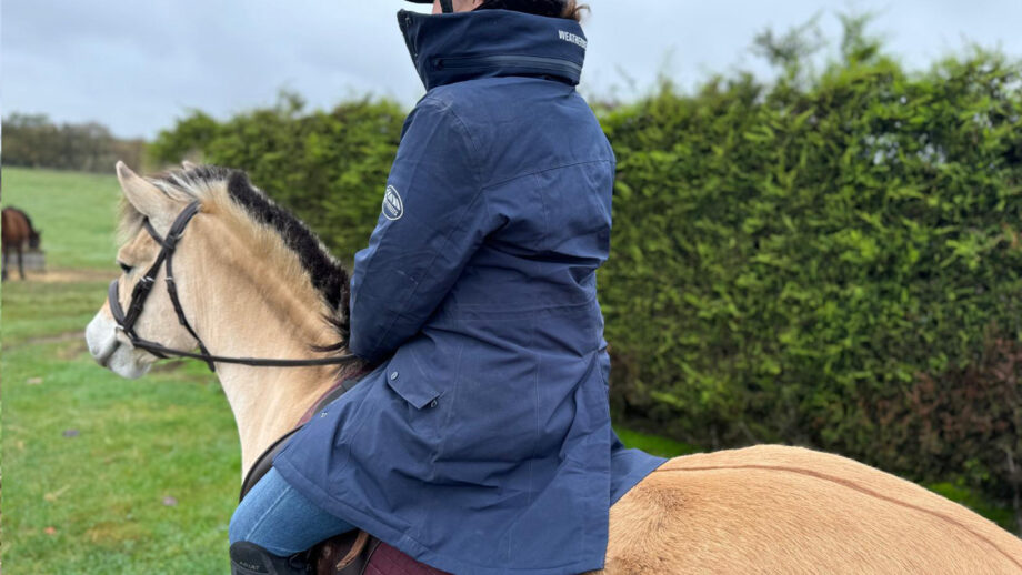 WeatherBeeta Kyla II worn on horse, side view