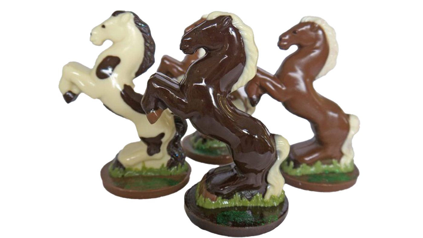 Rearing horse chocolate gifts