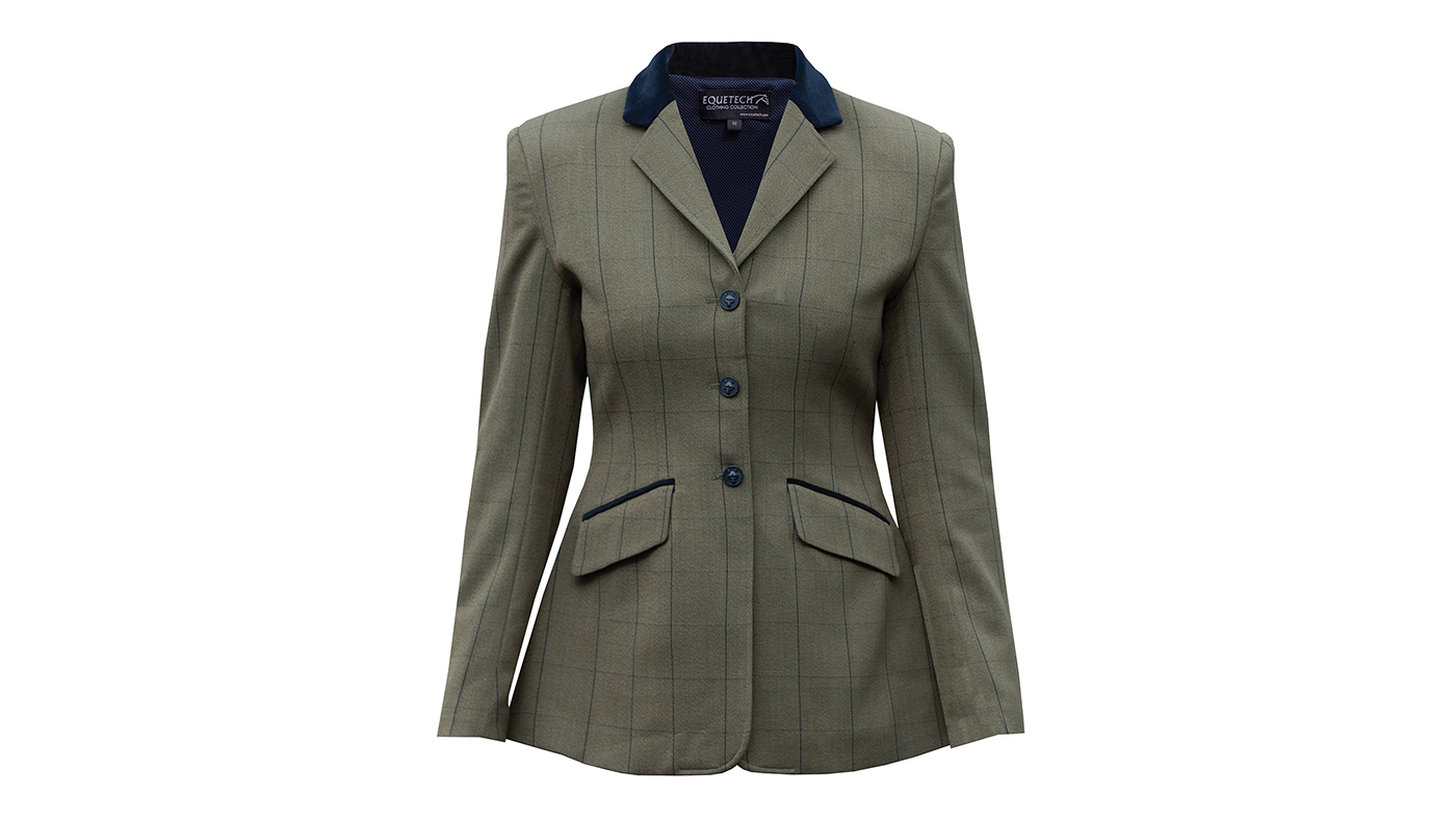 Equetech Bellingham Deluxe Stretch Tweed Riding Jacket