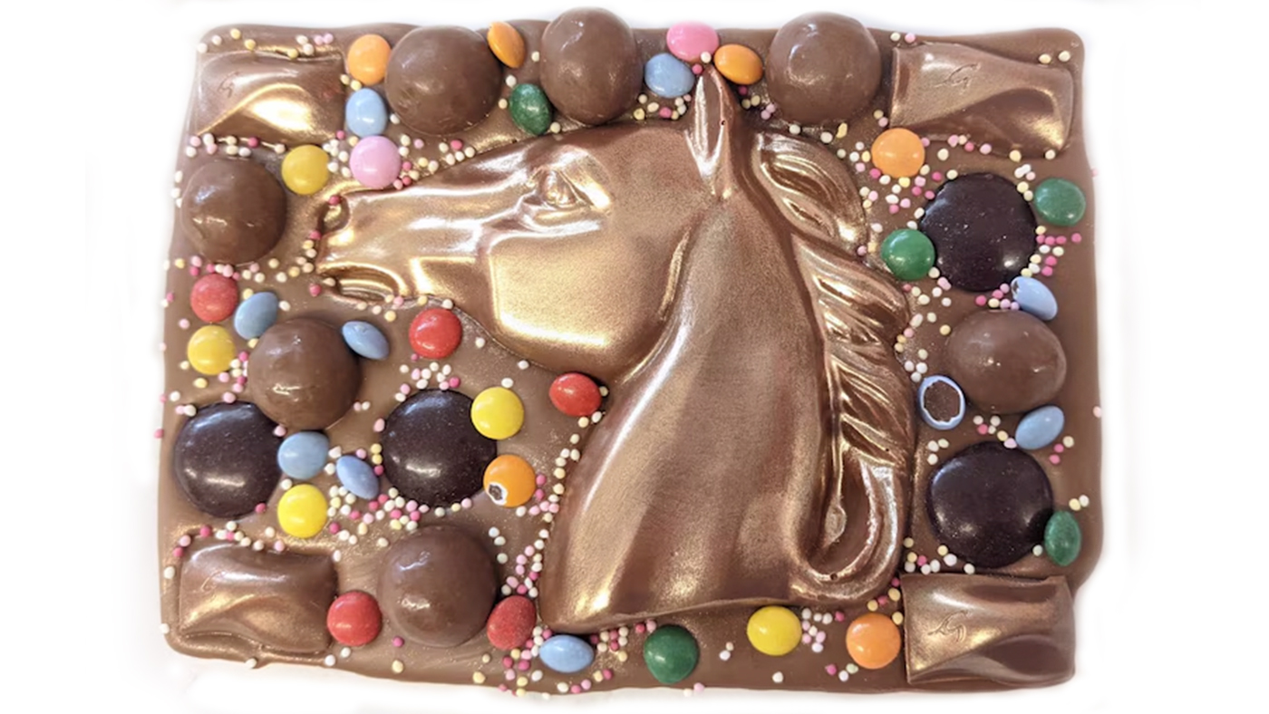 Horse Chocolate slab