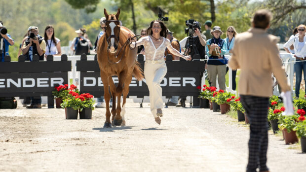Kentucky Three-Day Event first trot-up: Jennie Brannigan and Twilightslastgleam