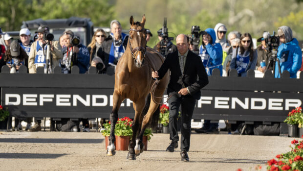 Kentucky Three-Day Event final trot-up 2025: Tim Price and Falco
