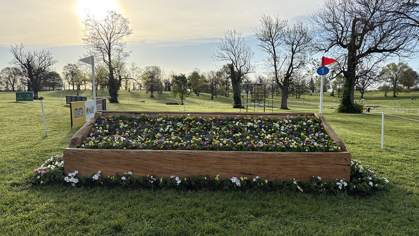 Kentucky Three-Day Event cross-country course 2025: fence 1
