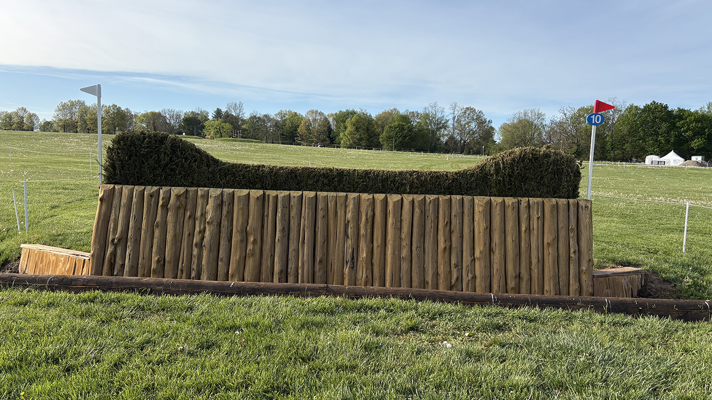 Kentucky Three-Day Event cross-country course 2025: fence 10