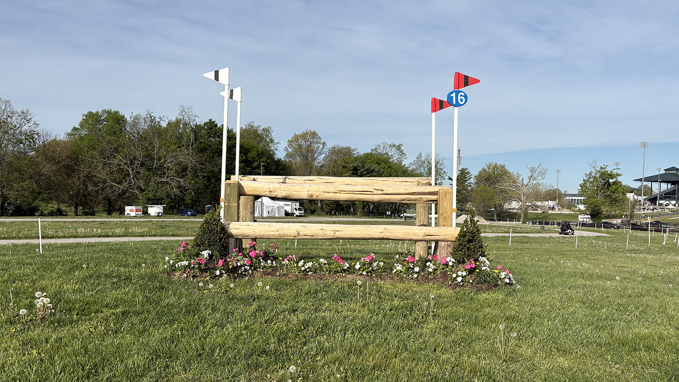 Kentucky Three-Day Event cross-country course 2025: fence 16