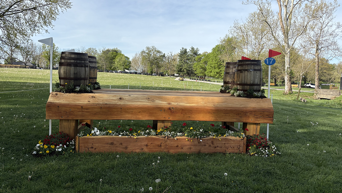 Kentucky Three-Day Event cross-country course 2025: fence 17