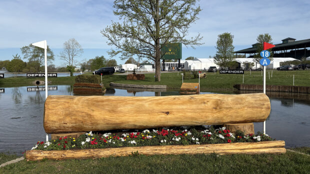 Kentucky Three-Day Event cross-country course 2025: fence 18a