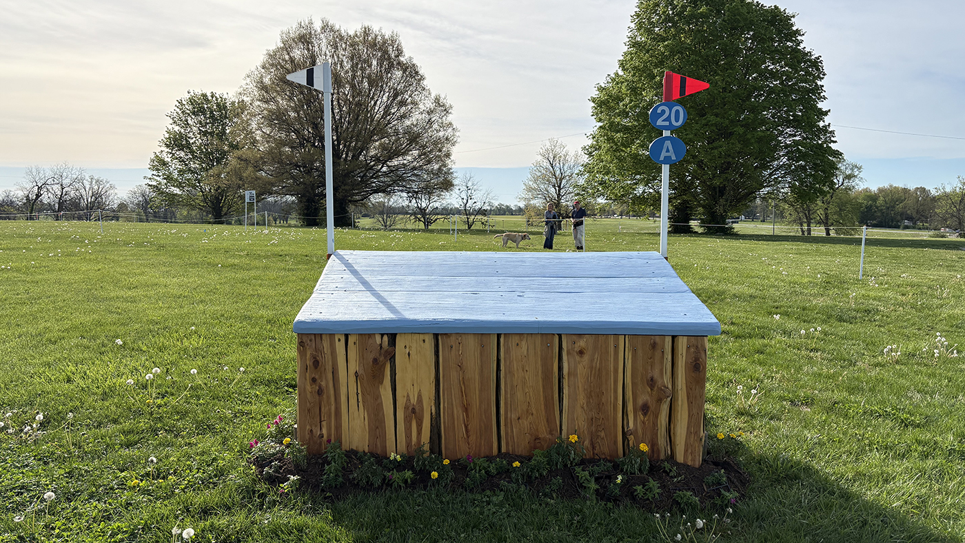 Kentucky Three-Day Event cross-country course: fence 20a alternative