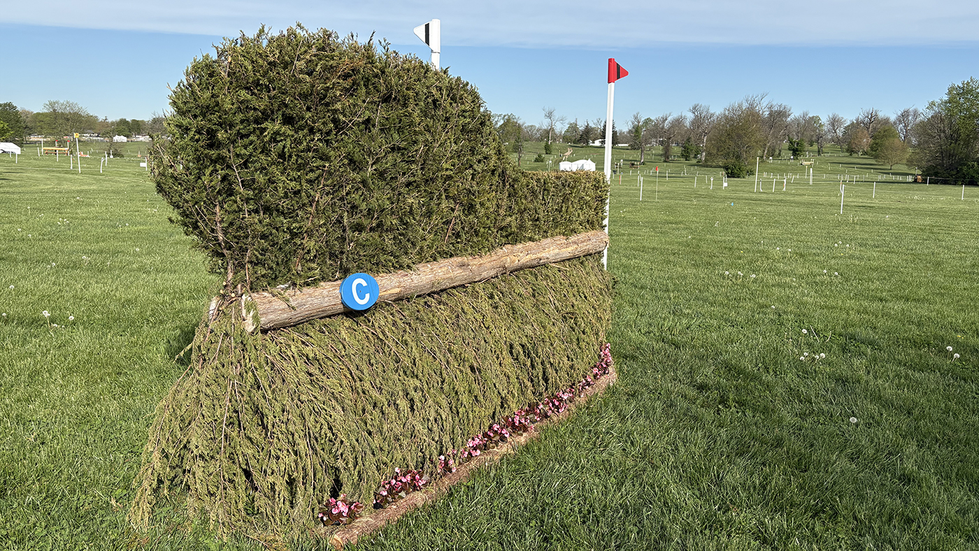 Kentucky Three-Day Event cross-country course: fence 20c direct
