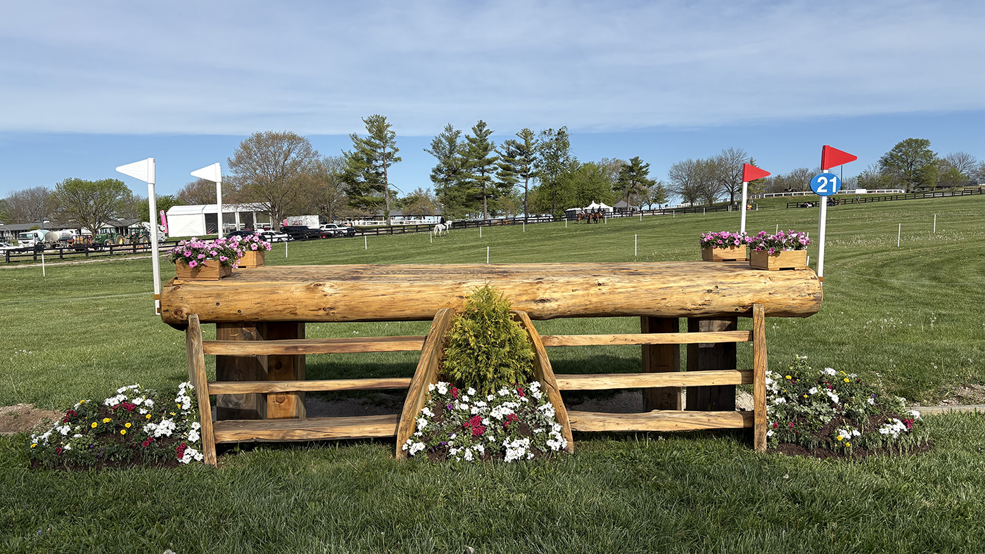 Kentucky Three-Day Event cross-country course 2025: fence 21