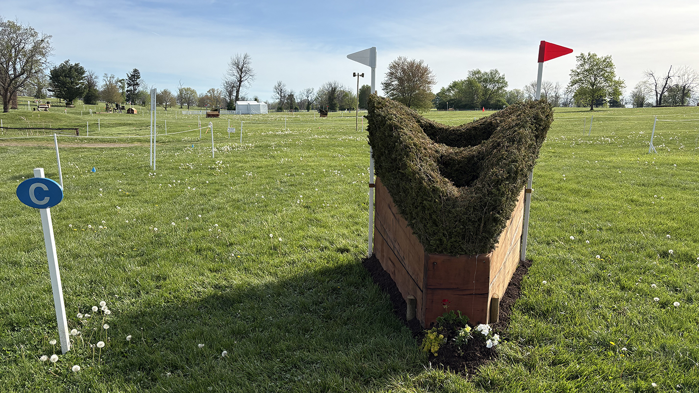 Kentucky Three-Day Event cross-country course: fence 24c
