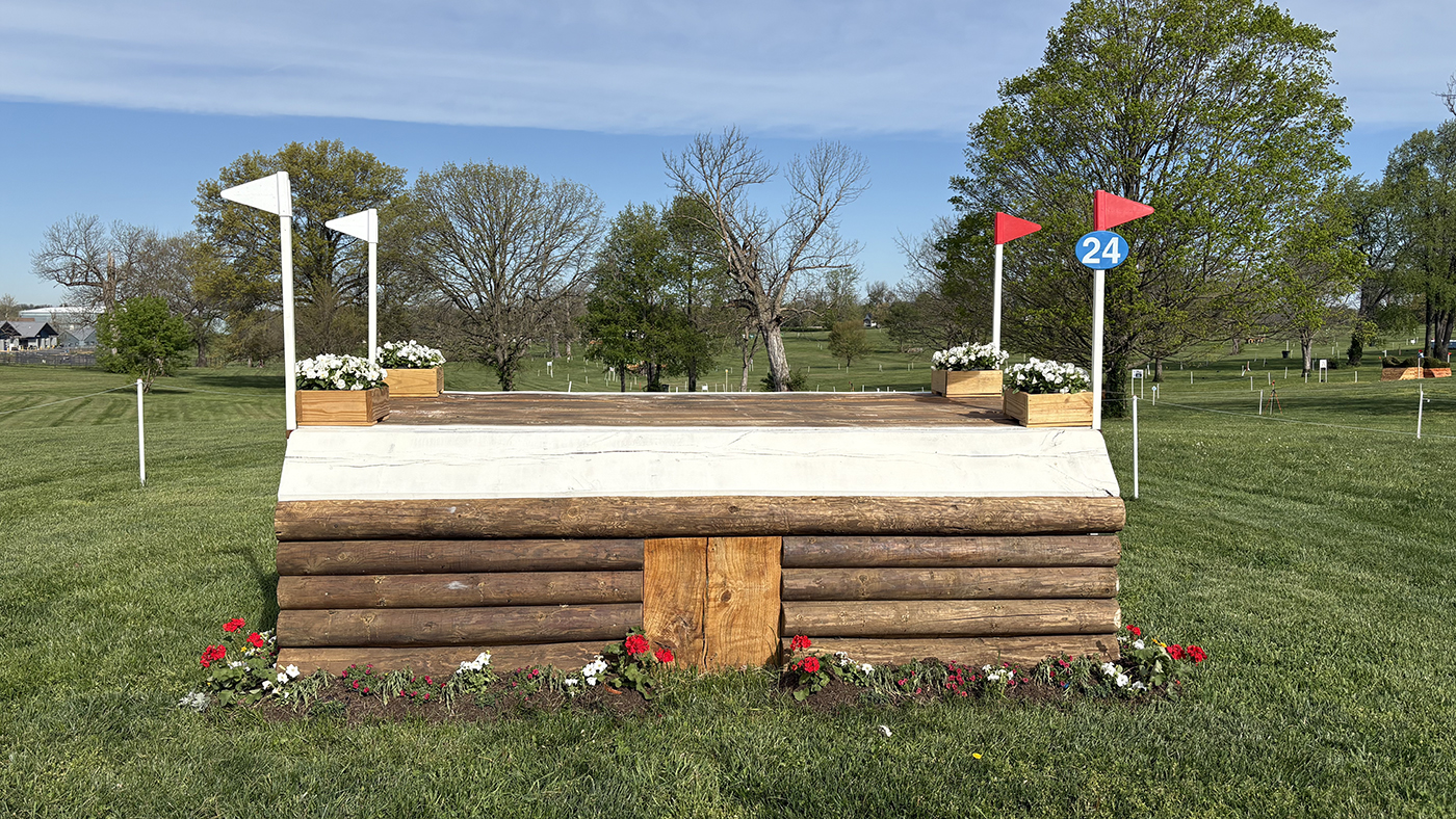 Kentucky Three-Day Event cross-country course 2025: fence 24