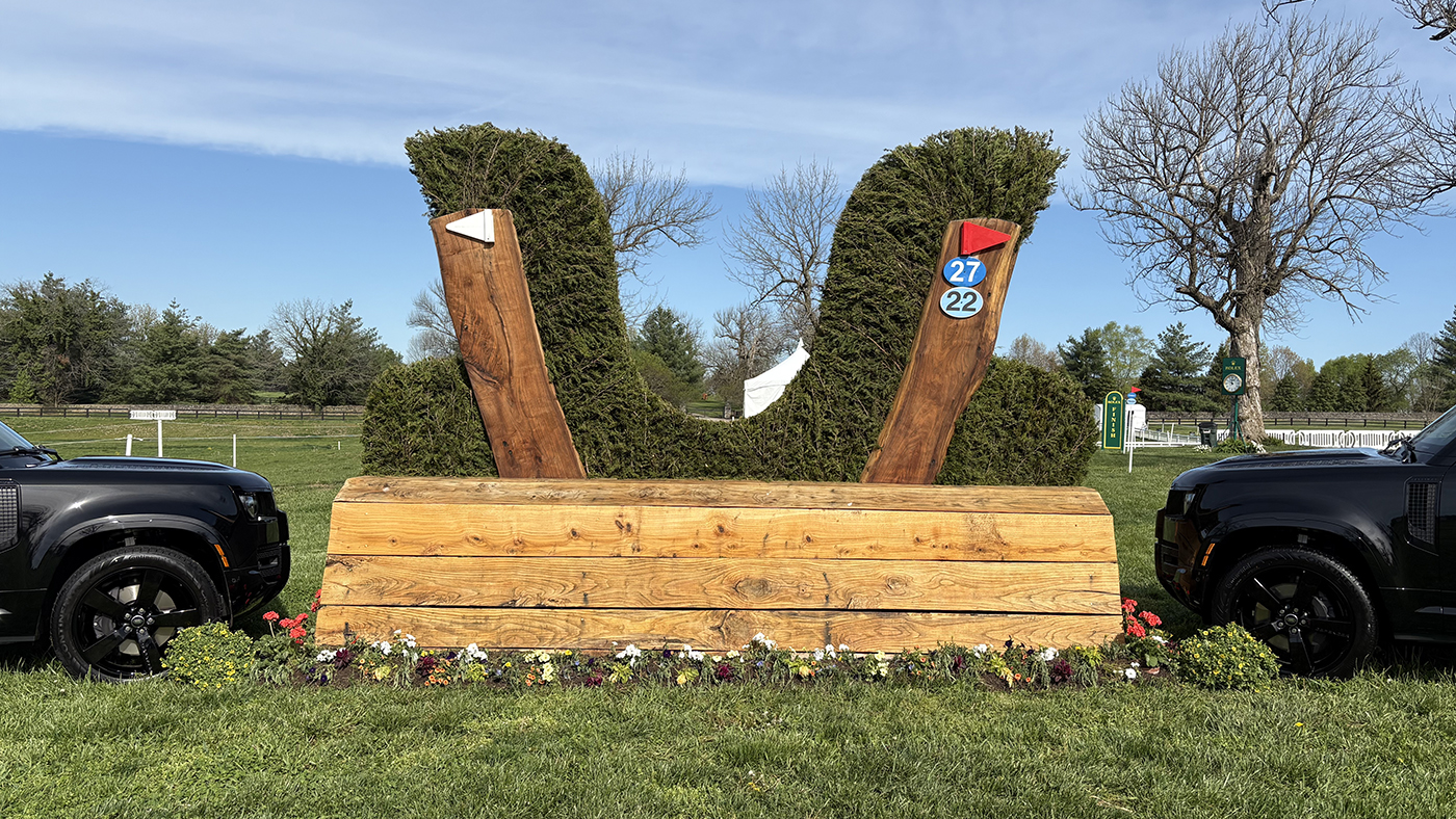 Kentucky Three-Day Event cross-country course 2025: fence 27