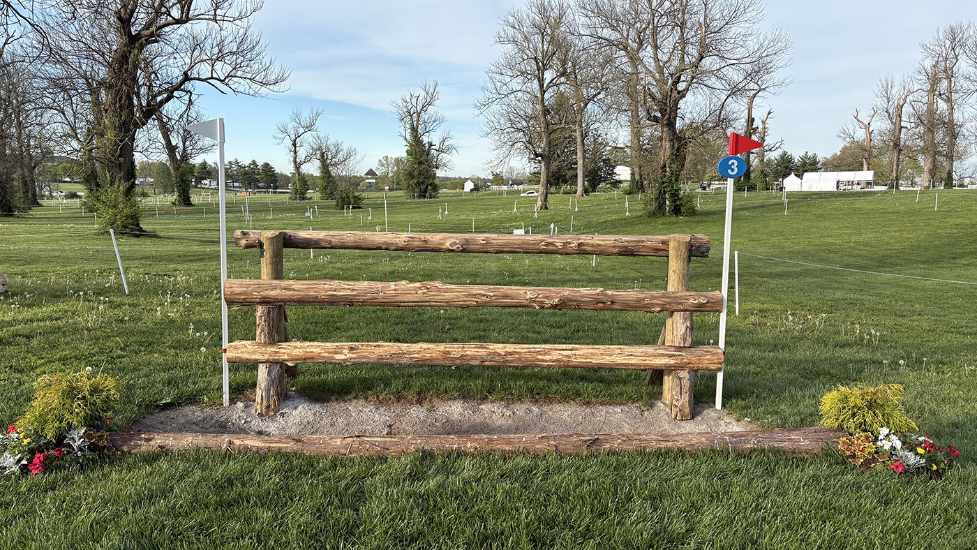 Kentucky Three-Day Event cross-country course 2025: fence 3