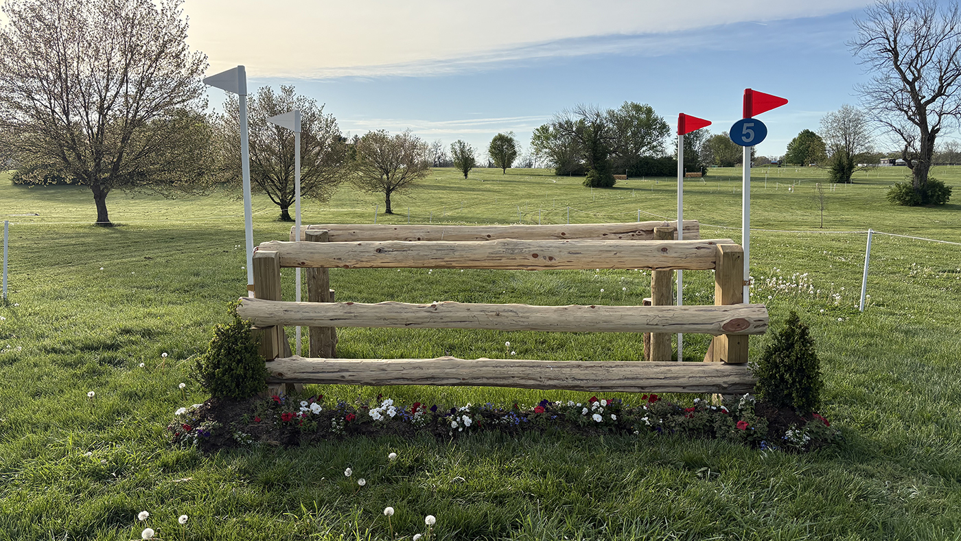 Kentucky Three-Day Event cross-country course 2025: fence 5