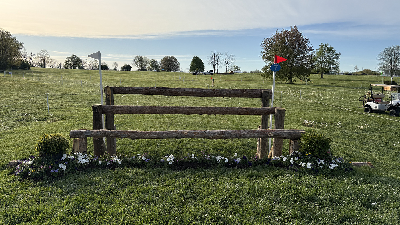 Kentucky Three-Day Event cross-country course 2025: fence 7