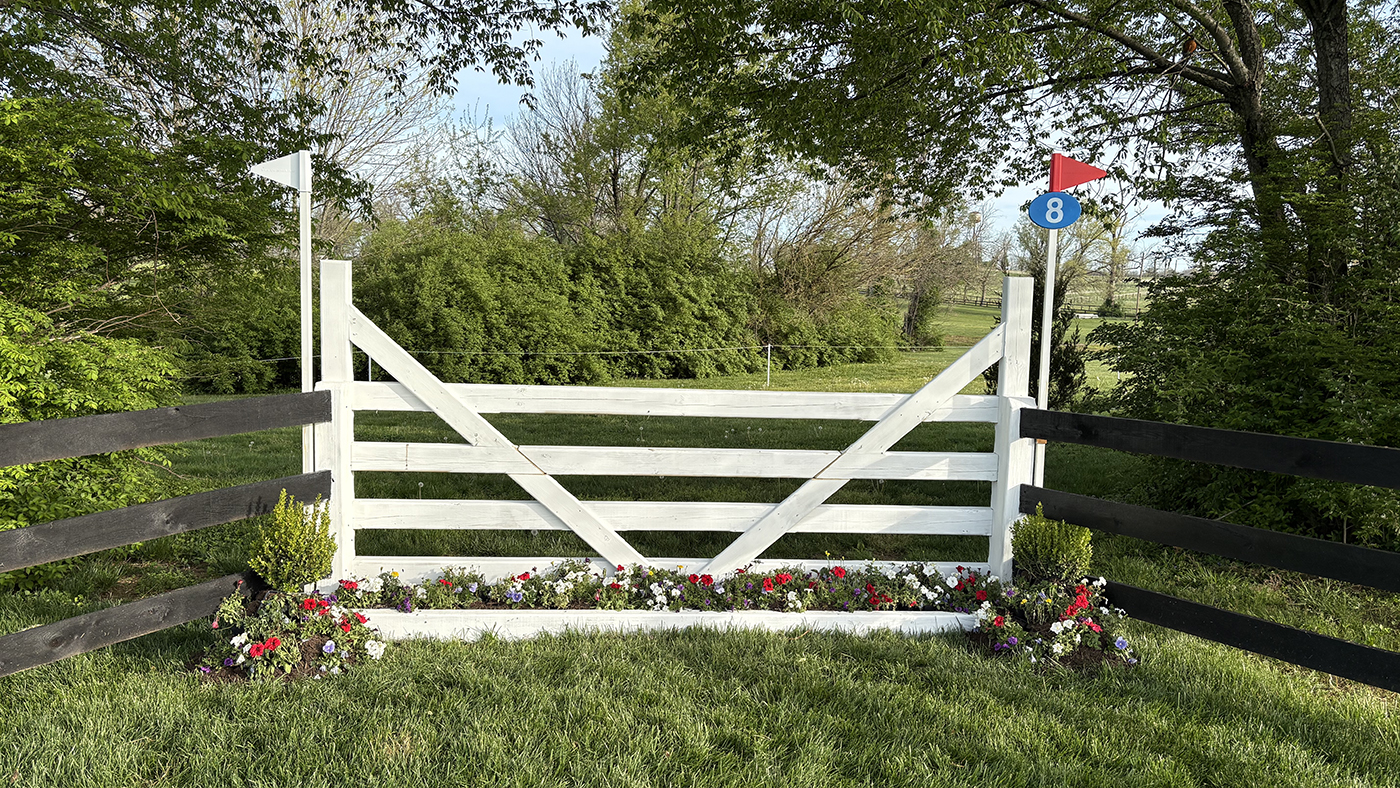 Kentucky Three-Day Event cross-country course 2025: fence 8