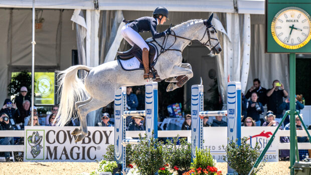 Emily Hamel and Corvett at Kentucky Three-Day Event 2025.