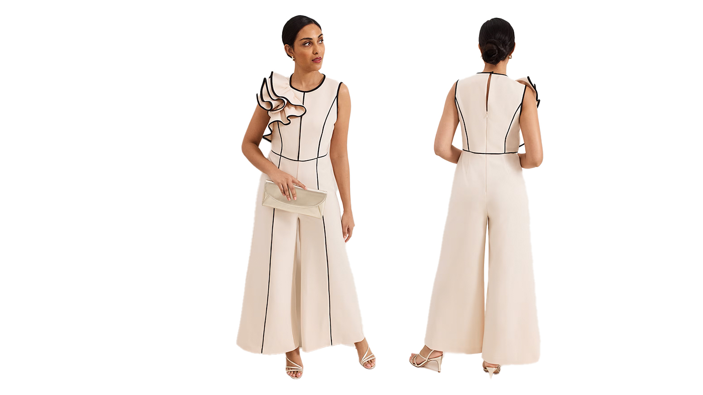 Phase Eight Lucille Ruffle Wide Leg Jumpsuit