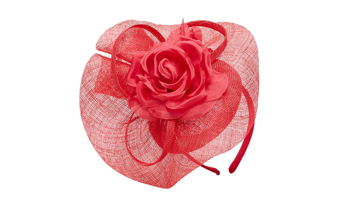Phase Eight Pink Flower Pillbox Fascinator