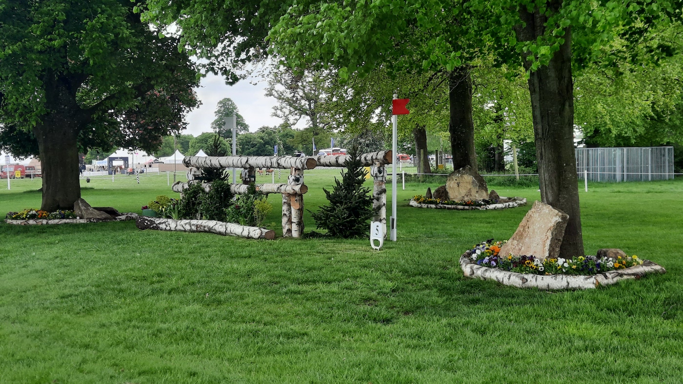 Fence 5 Badminton Horse Trials cross-country course photos 2025