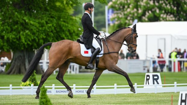 Alex Hua-Tian and Chicko at Badminton Horse Trials 2025.