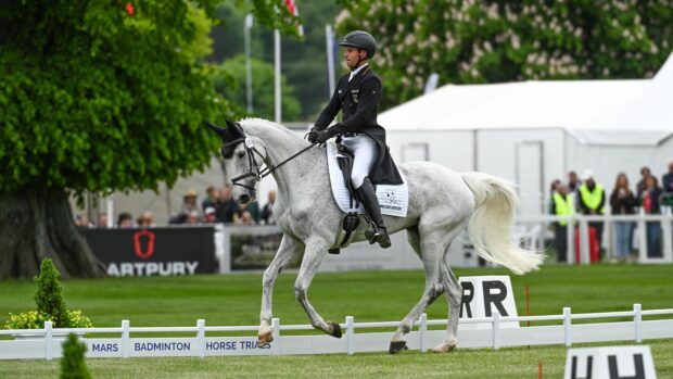 Arne Bergendahl and Luthien NRW at Badminton Horse Trials 2025.