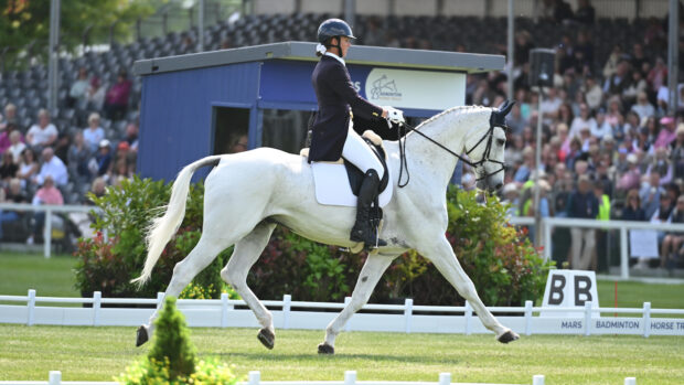 Fiona Kashel and Creevagh Silver De Haar at Badminton Horse Trials.
