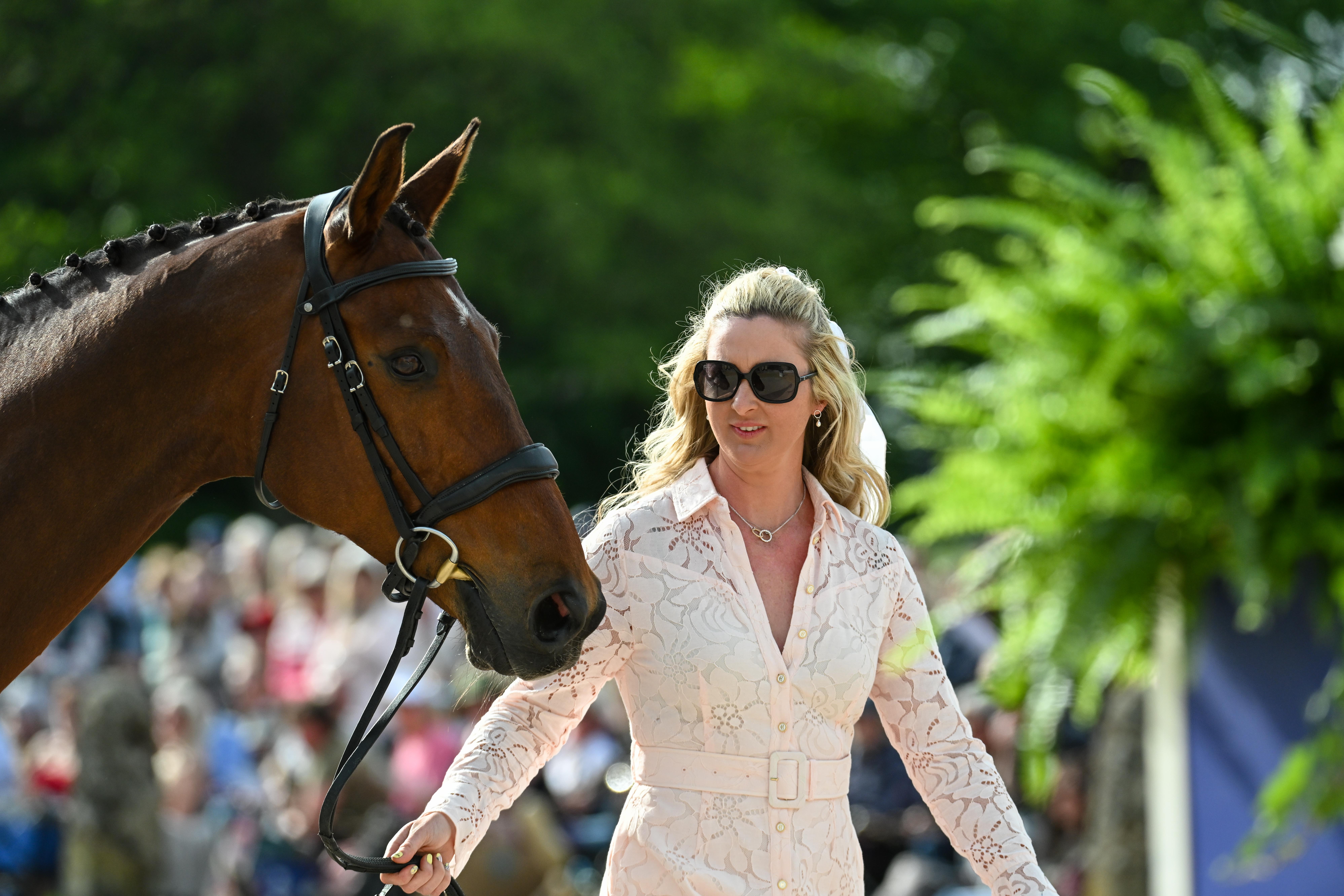 Badminton Horse Trials trot-up photos: Georgie Goss and Feloupe
