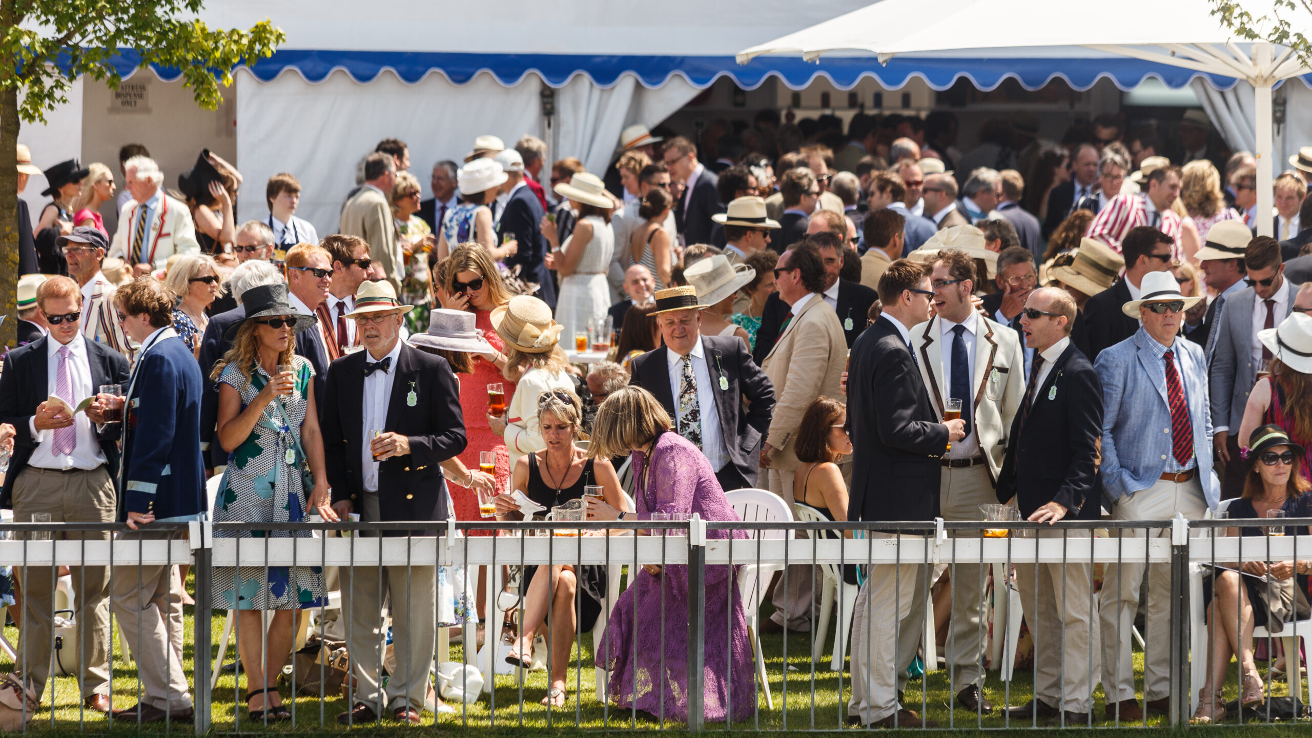 Club Enclosure attendees at Royal Windsor Horse Show