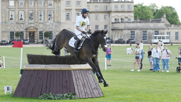 Harry Meade and Cavalier Crystal at Badminton Horse Trials 2025.