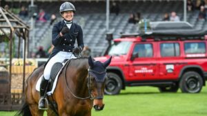Kylie Roddy and SRS Kan Do at Badminton Horse Trials dressage