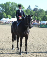 Beth Jacomb riding her own Triple Crown III to win the ladies’ hunter class at Royal Windsor Horse Show