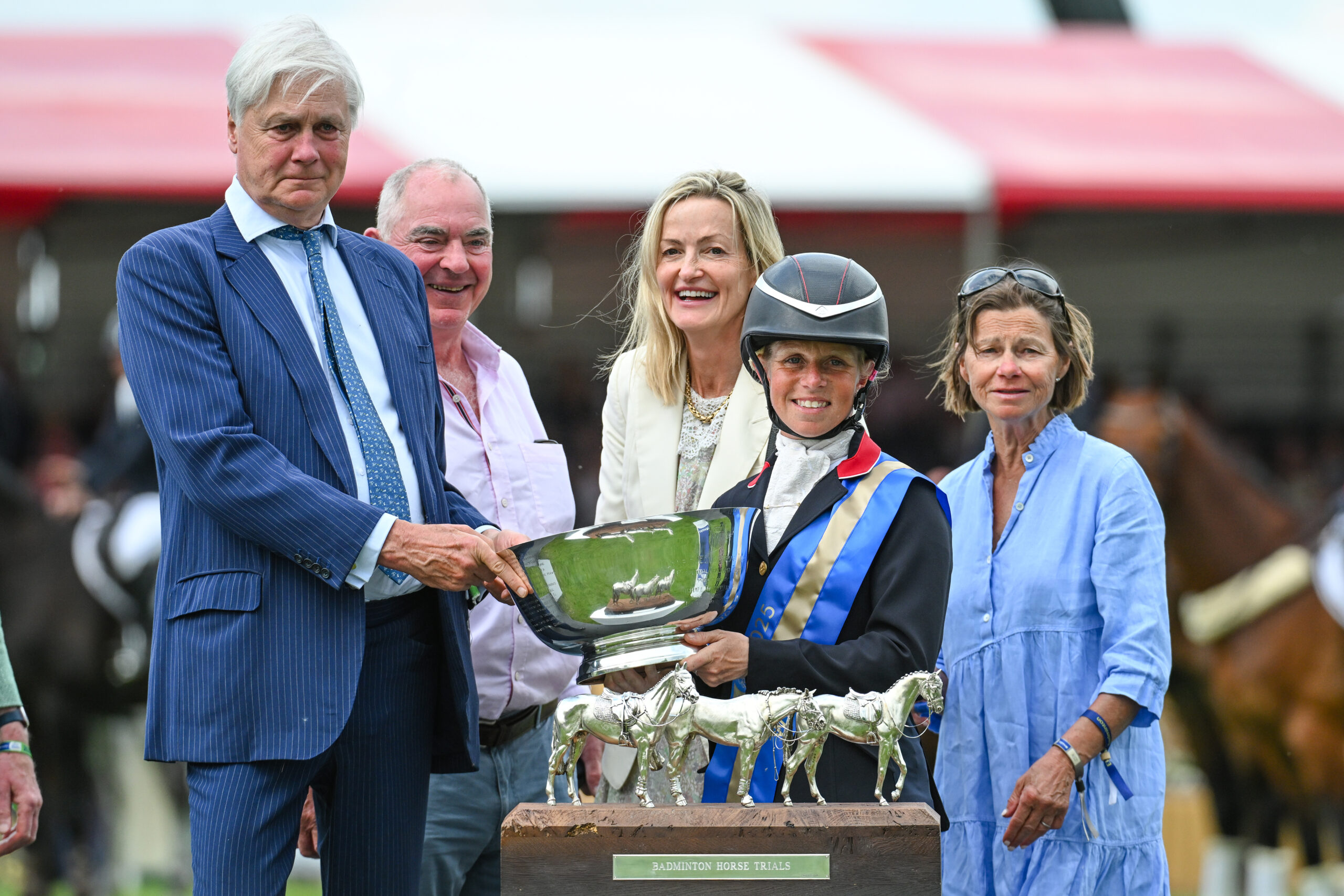 Badminton Horse Trials special prizes: Ros Canter, Michele and Archie Saul, Duke and Duchess of Beaufort