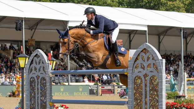 Ben Maher and Point Break in action at Royal Windsor Horse Show this year.