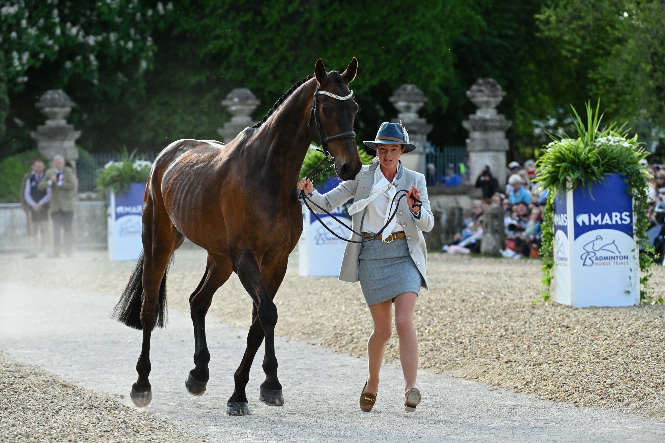 Badminton Horse Trials trot-up photos: Samantha Lissington and Lord Seekonig