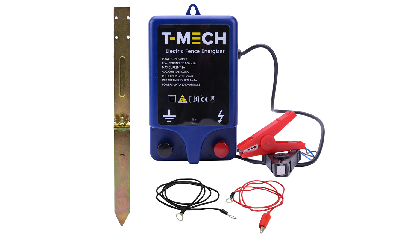T-Mech Electric Fence Battery Powered Energiser