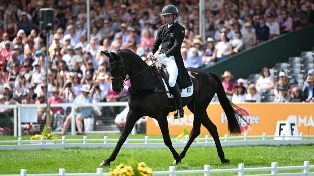 Badminton Horse Trials dressage: Tim Price and Vitali