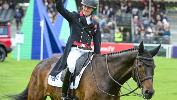 Badminton Horse Trials dressage leader Tom McEwen